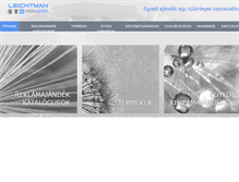 Tablet Screenshot of leichtman.hu